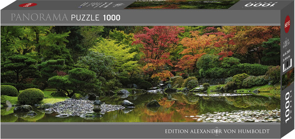 Heye Casse-tête 1000 Panoramique Aaron Reed - Jardin zen et réflexion (Zen Reflection), Alexander von Humboldt, panorama 4001689298593