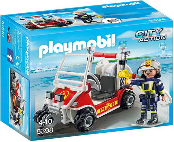 Playmobil Playmobil 5398 Chef des pompiers avec voiturette 4008789053985
