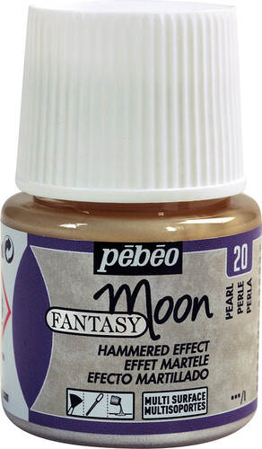 pébéo Peinture à effet martelé Fantasy Moon 45ml perle 20 3167860098657