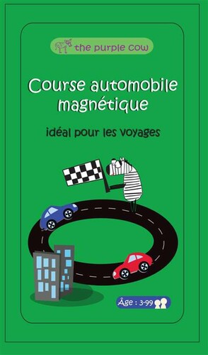 Purple Cow Jeu voyage magnétique course automobile 7290014368101