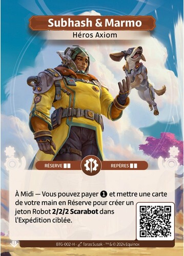 Equinox Altered TCG - Au Delà des Portes - Deck de Démarrage Axiom (francais) ************