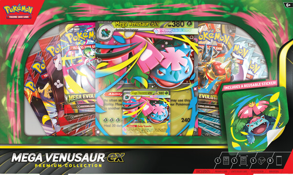 Pokémon Pokemon Mega Venusaur EX - premium collection 196214134522