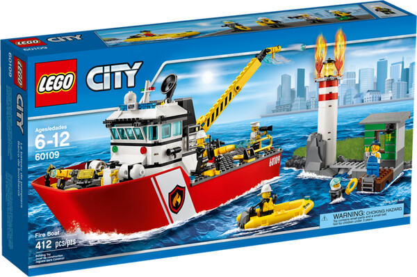 LEGO LEGO 60109 City Le bateau des pompiers (jan 2016) 673419247894