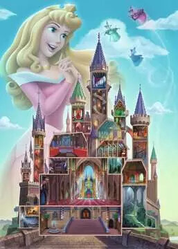Ravensburger casse-tete Casse-tête 1000 Disney Chateau - Aurore 4005555002666