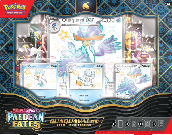 Pokémon Pokémon Scarlet & Violet Paldean Fates - Quaquaval EX premium collection *