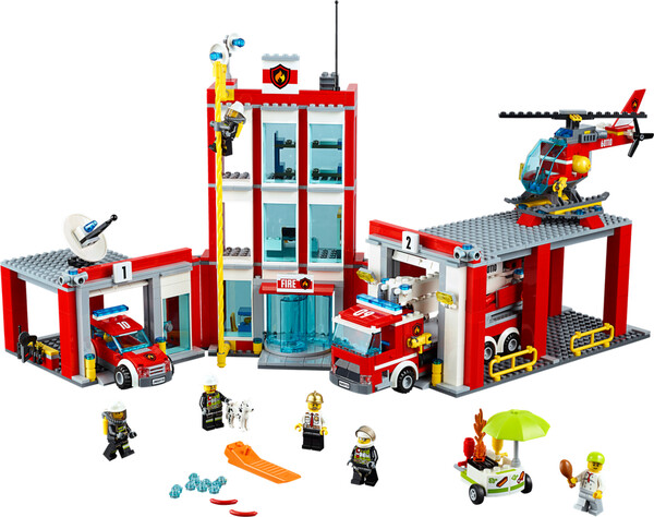 LEGO LEGO 60110 City La caserne des pompiers (jan 2016) 673419247900
