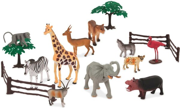 Terra Terra Le monde de la Jungle en seau, 60pcs 062243332683