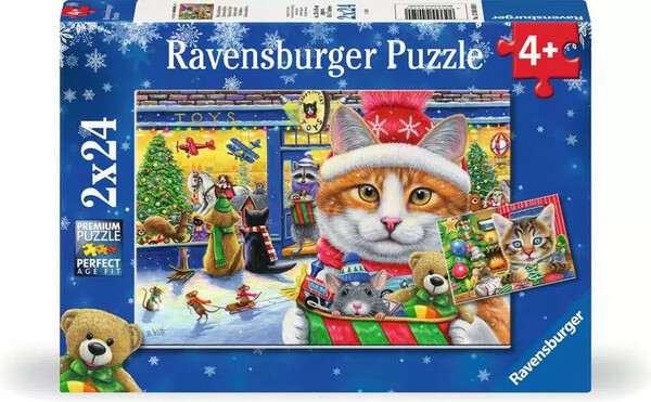 Ravensburger casse-tete Casse-tête 24X2 Châtons de Noël 4005555040590