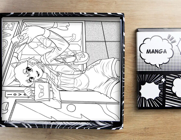 Sycomore Artissimo - 10 tableaux - marqueurs et papiers layout manga héroïne 3517130012553