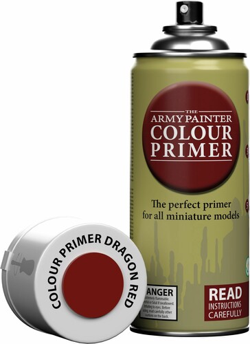 The Army Painter Warpaints Primer aerosol - Colour Primer Dragon Red 5713799301818