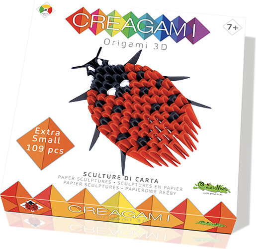 CreativaMente Creagami Coccinelle 109 pcs Origami 3D 8032591788014