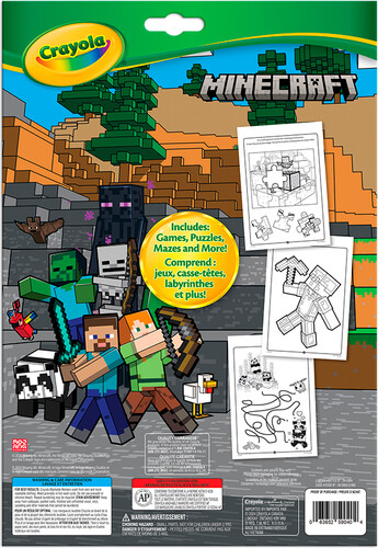 Crayola Pages à colorier Minecraft 063652590404