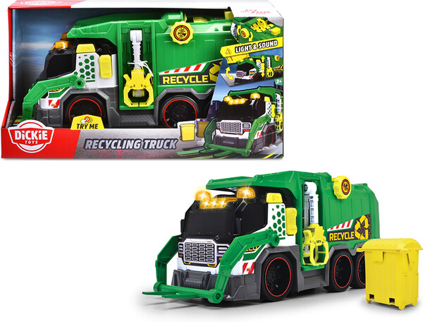 Dickie Toys City Heroes - camion de recyclage sons et lumière 39 cm 4006333084676