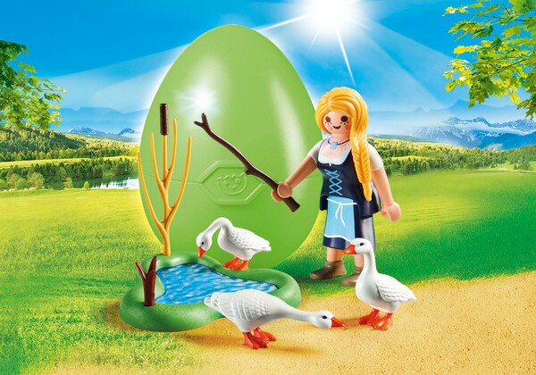 Playmobil Playmobil 70083 Oeuf Fille avec des oies 4008789700834