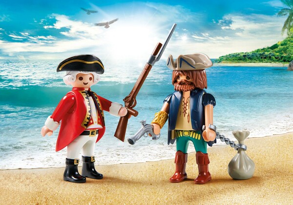 Playmobil Playmobil 9446 Duo Pirate et soldat 4008789094469