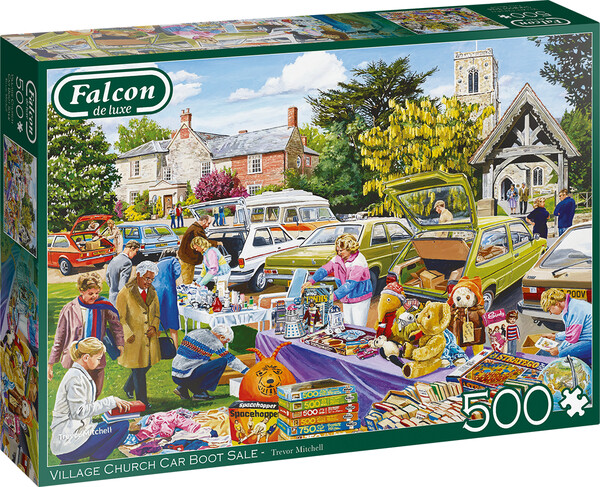Falcon de luxe Casse-tête 500 Village church Car Boot Sale 8710126113011