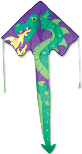 Premier Kites Cerf-volant monocorde large facile à voler Dragon Skylar 46'' x 90'' 630104441340