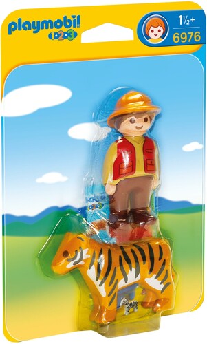 Playmobil Playmobil 6976 1.2.3 Aventurier avec tigre 4008789069764