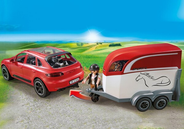 Playmobil Playmobil 9376 Porsche Macan GTS avec remorque 4008789093769