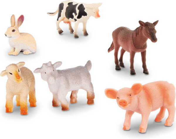 Terra terra - tube 10 pièces animaux de la ferme 4-8 cm en tube 062243499416