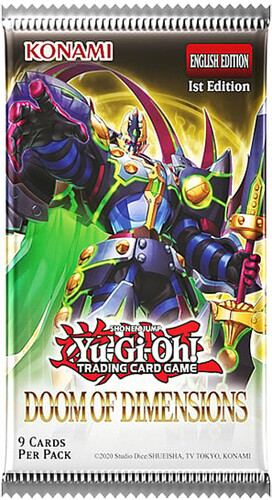 Konami Yugioh - doom of dimensions booster (unité) 083717869191