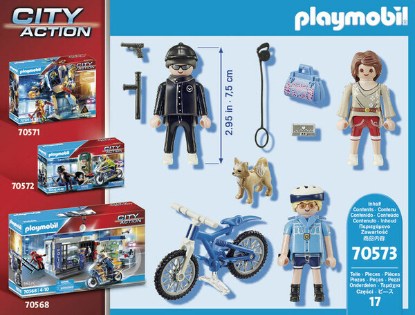 Playmobil Playmobil 70573 Policière et voleur (juillet 2021) 4008789705730
