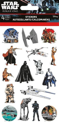 Trends International Standard Stickers Star Wars Rogue One, 4 Sheets (fr/en) 042692050840