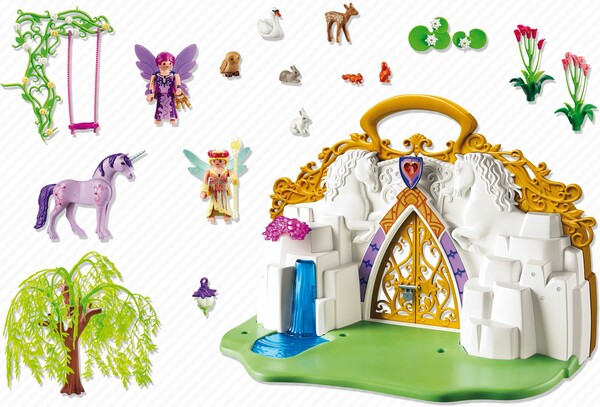 Playmobil Playmobil 5208 Coffret transportable Parc enchanté des fées et licorne (mai 2014) 4008789052087