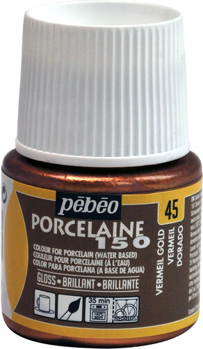 pébéo Peinture pour porcelaine 150 45ml vermeil 45 3167860240452