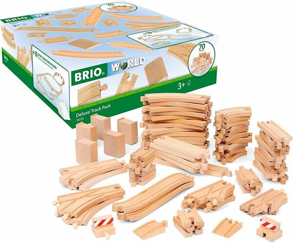 Brio Train Brio Train en bois Lot de rails de luxe 36030 7312350360301