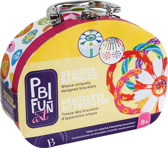 PBI Fun Art Créer des bracelets au tricotin (fr/en) 727565059457