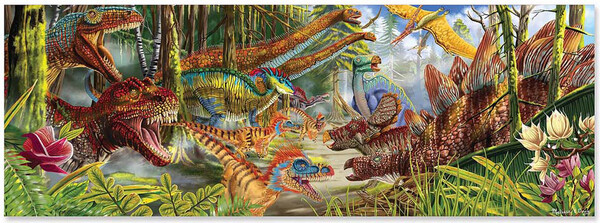 Melissa & Doug Casse-tête plancher 200 le monde des dinosaures 50x18" Melissa & Doug 8908 000772189088