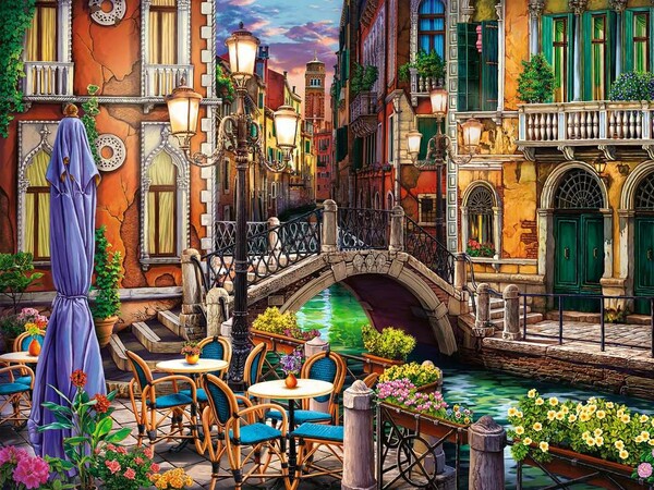 Ravensburger Casse-tête 750 Large Crépuscule à Venise 4005556173204