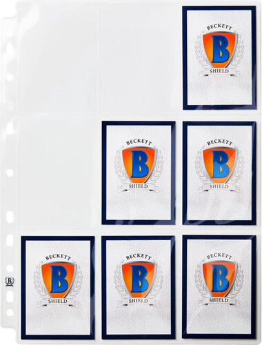 Beckett Media LLC Feuille collection 9 pochettes top-load Becket Shield (unité) 