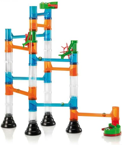 Quercetti Marble Run Transparent Basic (45 pieces) 6546 (fr/en) (parcours de billes) 8007905065464