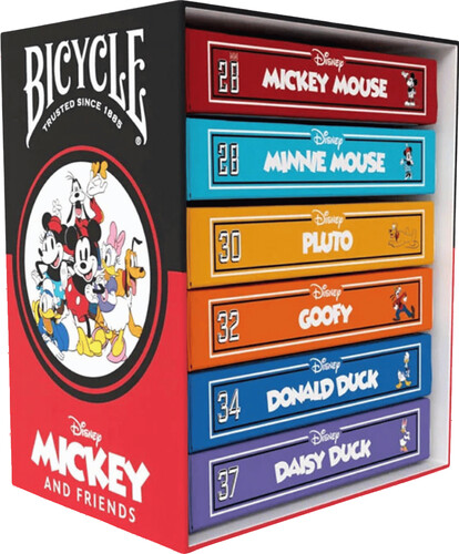 Bicycle Cartes à jouer - disney mickey and friends box set 073854100073