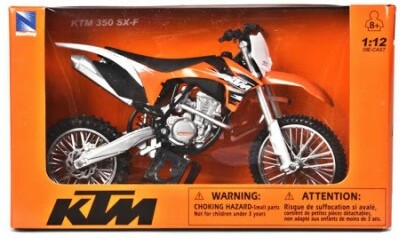 New-Ray Toys Motocross KTM 1:12 Orange 093577440935