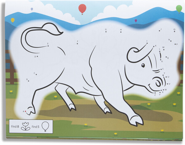 Melissa & Doug Bloc à colorier à numéros point à point animaux de la ferme Melissa & Doug 30260 000772302609