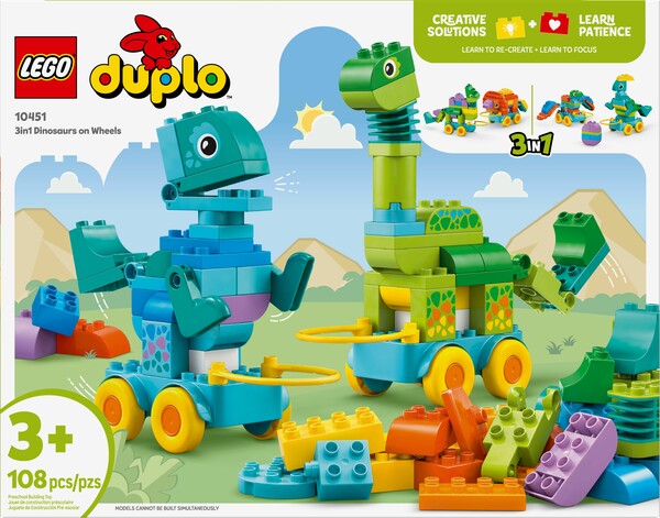 LEGO LEGO 10451 Dinosaures sur roues 3-en-1 673419405775