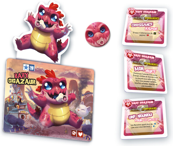 iello King of Tokyo (fr) Micro Ext Baby Gigazaur 3701551700490
