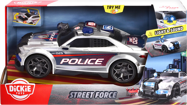 Dickie Toys City Heroes - force de police sons et lumière 33 cm 4006333084706