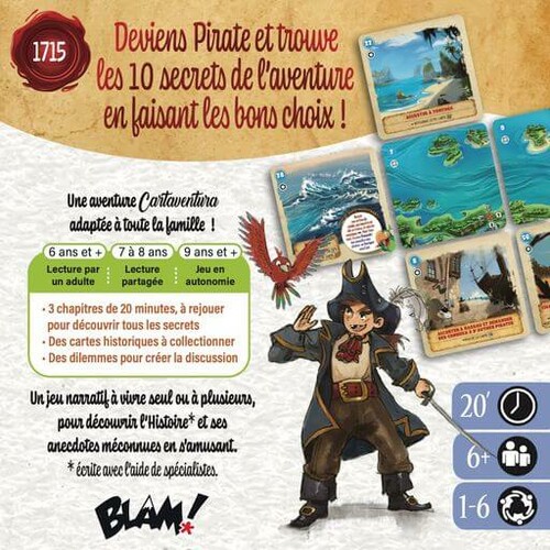 BLAM ! Editions Cartaventura Odyssée - Le trésor légendaire de Libertalia 3770005767396