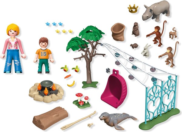 Playmobil Playmobil 71855 Animals & Friends Fête d'anniversaire dans le jardin 4008789718556