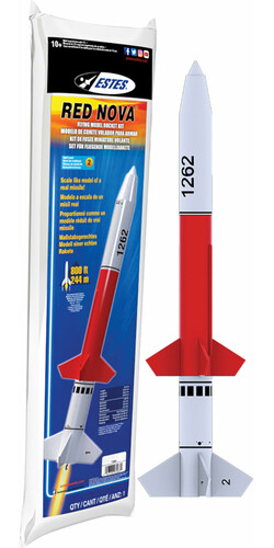 Estes RED NOVA ROCKET MODEL KIT, skill 2 047776072664