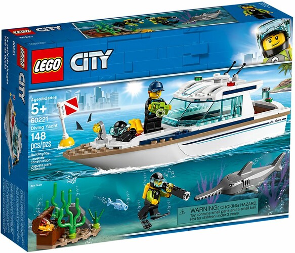 LEGO LEGO 60221 City Le yacht de plongée 673419303545