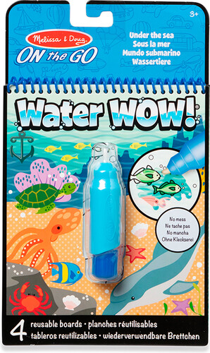 Melissa & Doug water wow - carnet d'activités réutilisable - sous la mer 681147001077