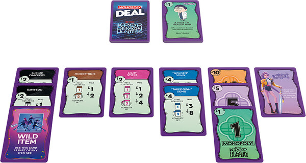 Hasbro Monopoly Deal K-Pop Demon Hunters (fr/en) 195166347448