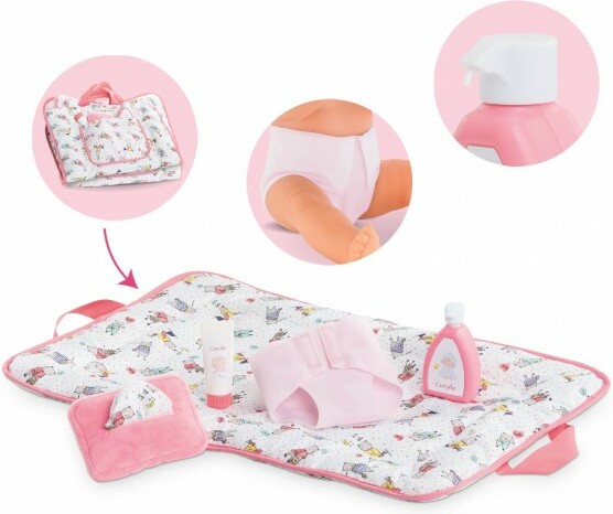 Corolle Corolle Mon bébé poupée classique coffret accessoires à langer pour bébé 36 / 42 cm 4062013140360