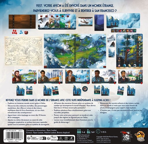 Lucky Duck Games Sleeping Gods (fr) Distant Skies Deluxe 5905965251038