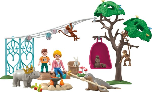 Playmobil Playmobil 71855 Animals & Friends Fête d'anniversaire dans le jardin 4008789718556